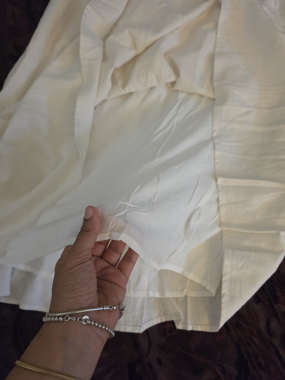 Off White Elastic-Waist Maxi Skirt - Women - Picture 2 of 3